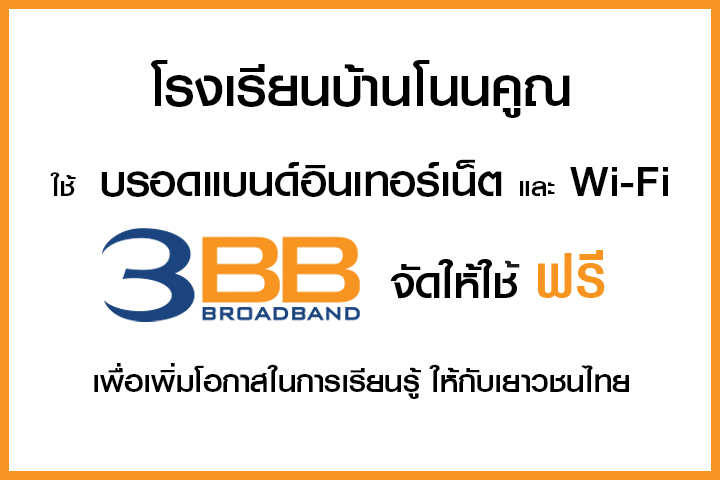 <p>3BB จังหวัดศรีสะเกษ ได้ส่งมอบอินเทอร์เน็ตโรงเรียนในโครงการ &ldquo;บรอดแบนด์อินเทอร์เน็ต เพื่อการศึกษาฟรี"</p>